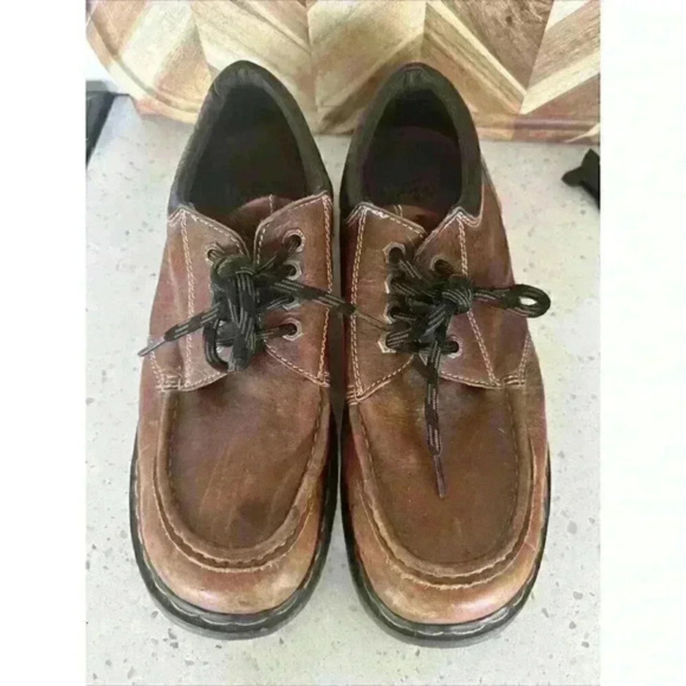 Doc Martins platfom shoes peanut‎ vitage 90 size 10 style code 8A25